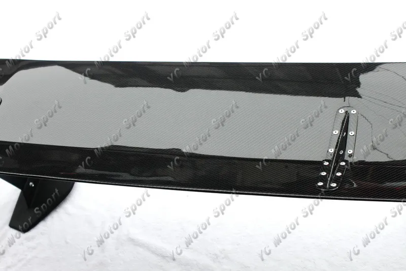 2001-2007  Mitsubishi Evolution 7-9 Voltex Type5 Style GT Wing 1600mm CF with 390mm Aluminum Stand (14)