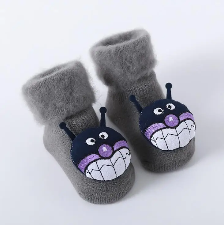 Г., зимние детские махровые носки детские толстые теплые нескользящие носки-тапочки с плюшевой подкладкой для малышей 6 видов на возраст от 0 до 6 лет, tz05