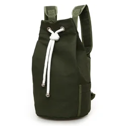 Men Gym Bag Drawstring Backpack Bucket Sports Basketball Bags For Women Fitness Canvas Rucksuck Sac De Sport Mochila XA718WA