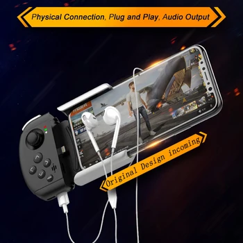 

Half Handed Gamepad MOBA PUBG Trigger Plug in and Play Game Controller Joystick Fit for Apple iPhone 11 Pro XS Pro iOS