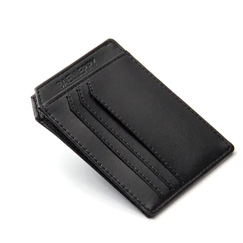 

Baellerry Card Holder PU Men Ultra-thin Wallet Credit ID Card Holder Purse Money Case for Men MINI Multi-card Ticket Card Sets