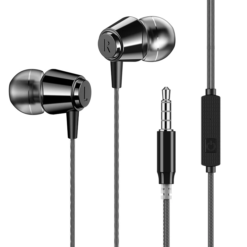 Auriculares Con Cable De 3,5 Mm Con Micrófono Reducción De Auriculares Con Cable De 3,5 Mm Con Micrófono Reducción De