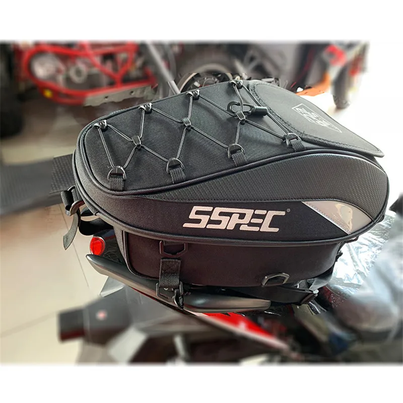 Sspec Motorcycle Tail Bags Back Seat Bags Travel Bag Waterproof