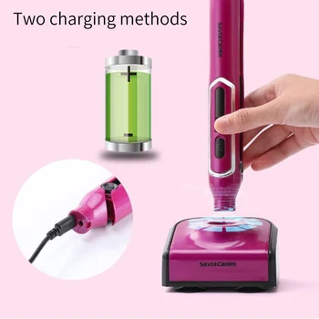 

Hair Curler Styler Curling Iron Ceramic Heating Up Ceramic Waver Wireless Charge Anti-perm USB Recharge Hair Care Styling Tools