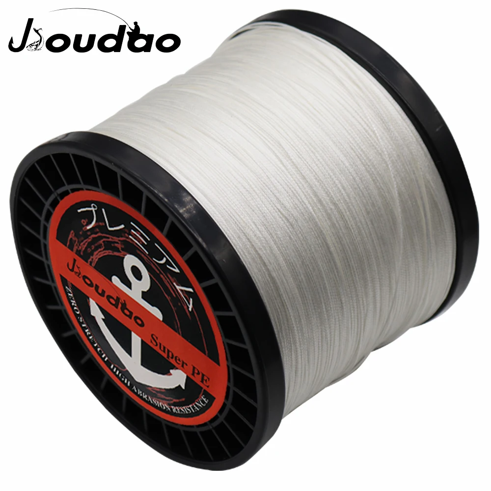 Jioudao Braided Fishing Line 55LB-280LB Sea Saltwater Fishing 16 Strands 1500M 100% PE Braid Line