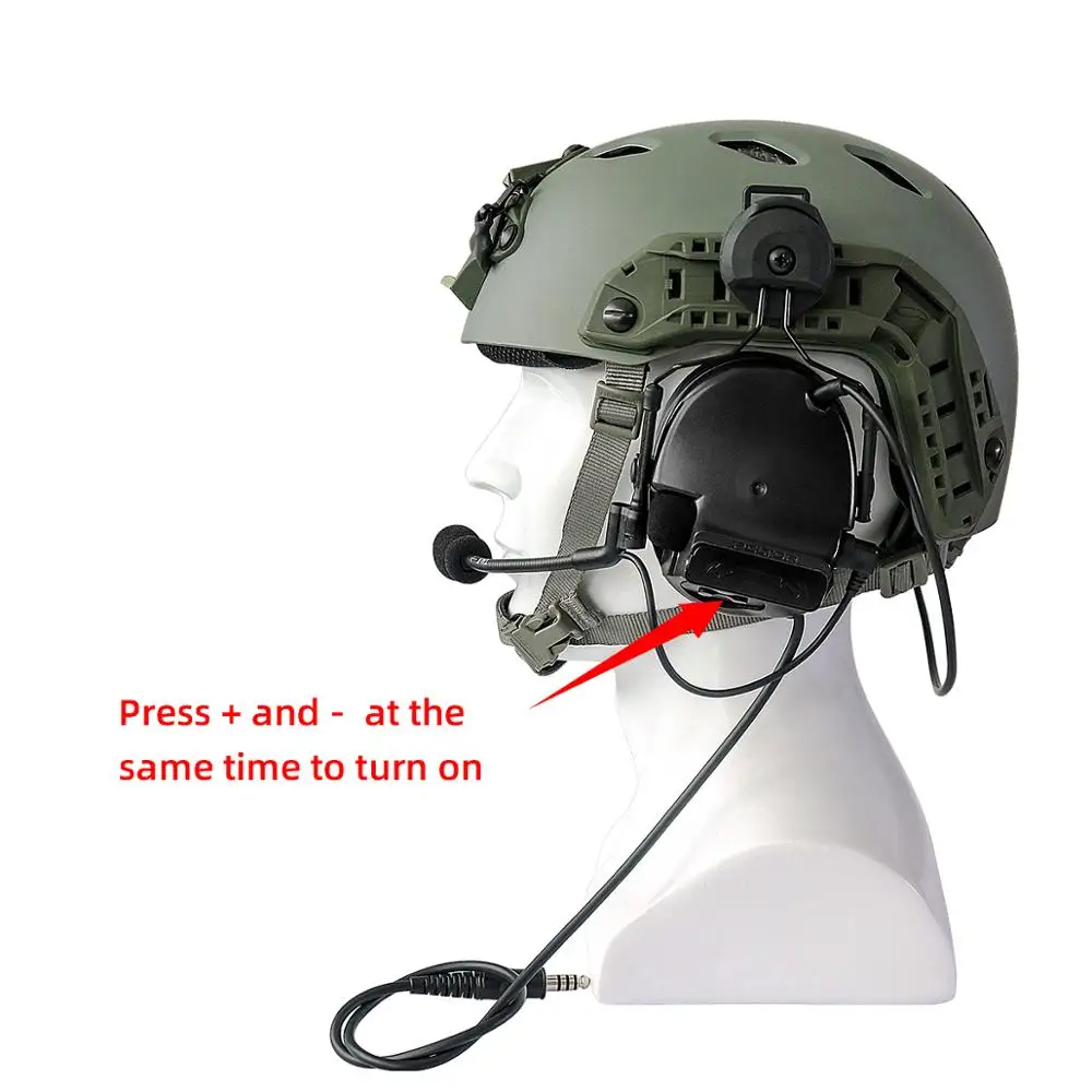 TAC-SKY COMTAC III шлем стенд силиконовые наушники военные наушники и тактическая гарнитура Замена оголовье и U94 PTTBK