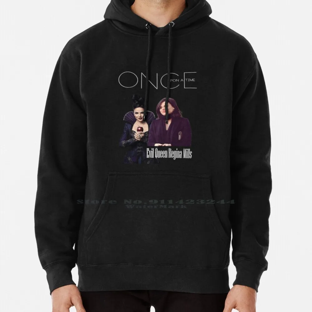 Una Volta-Regina Mills Felpa Con Cappuccio Maglione 6Xl Cotone Regina Mills Una Volta Evil Queen Swan Queen Lana Parilla Show