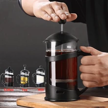 350 мл/600 мл кофейник ручной Френч-пресс кофейник термостойкий Перколятор инструмент для чая кофе вспенивание молока