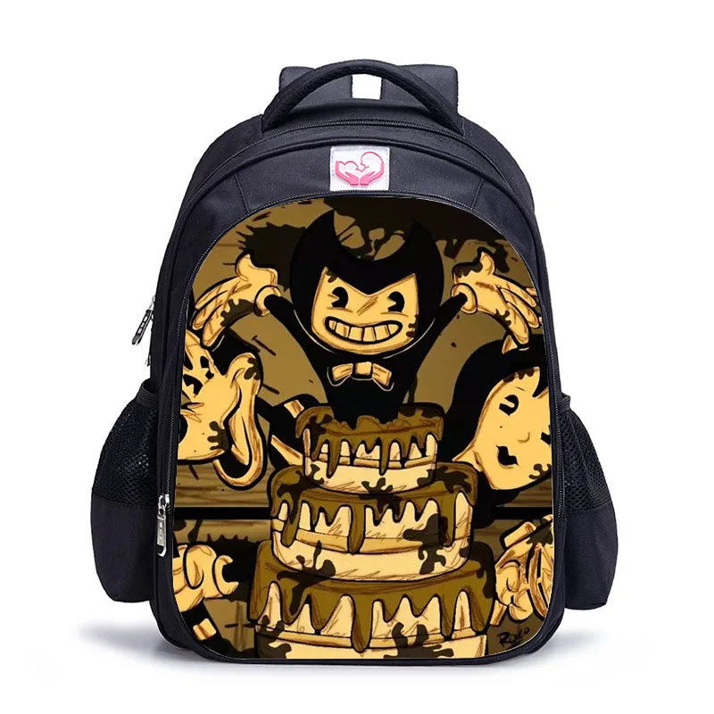 as pictures Рюкзак Bendy and The Ink Machine, школьная сумка, дорожная сумка для мальчиков и девочек, милые школьные сумки, школьный рюкзак для девочек - Цвет: as pictures