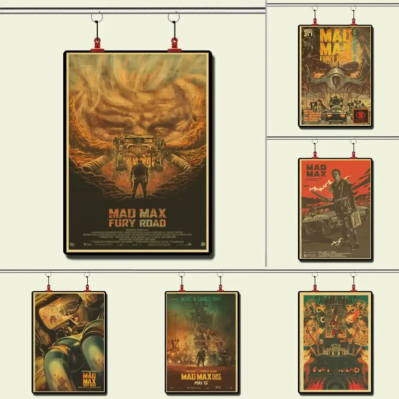 Фильм триллер Mad Max 4 винтажный бумажный постер настенная живопись украшение для