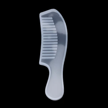 

3D Transparent Silicone Comb Mold Epoxy Resin Molds For DIY Jewelry Making Tools 24BC