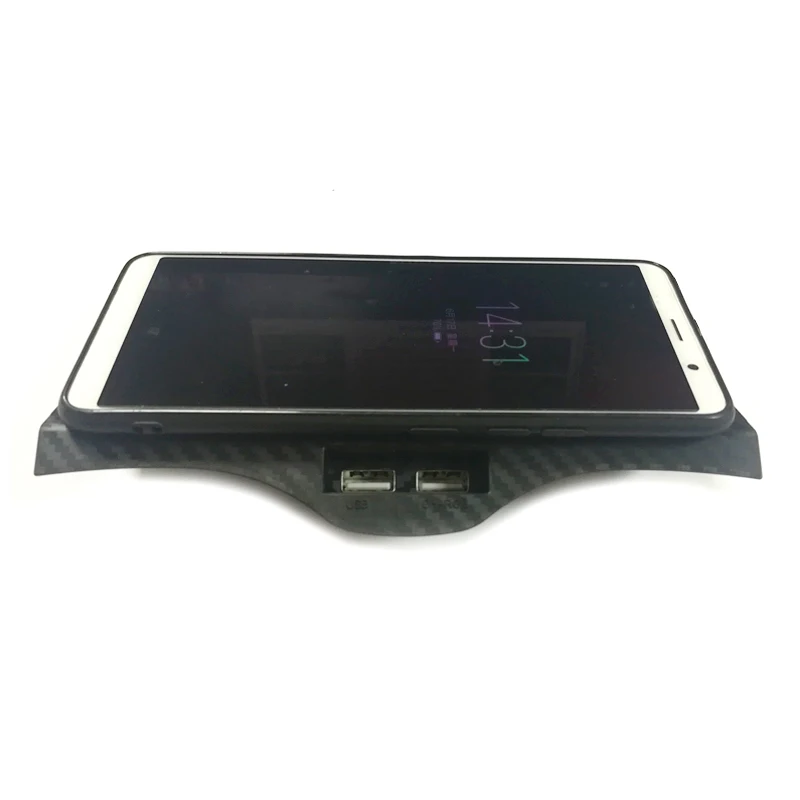 Для BMW 5 6 серии G30 G38 535 530 QI Беспроводное зарядное устройство для телефона зарядная пластина держатель для телефона аксессуары