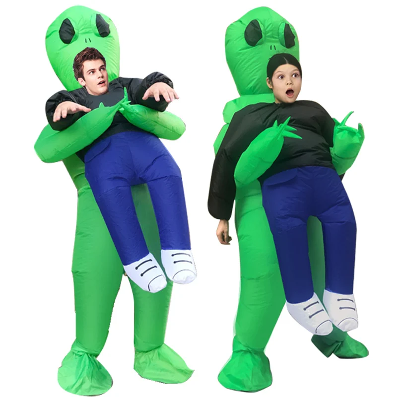 Новинка костюмы для взрослых костюм монстра страшный зеленый талисман