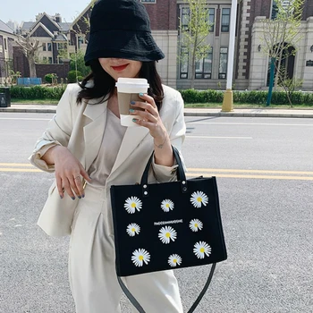 

Fashion Flower Pattern Handbags for Women Large Capacity Single Shoulder Messenger Bags Female Casual Crossbody Bags Louis Brand