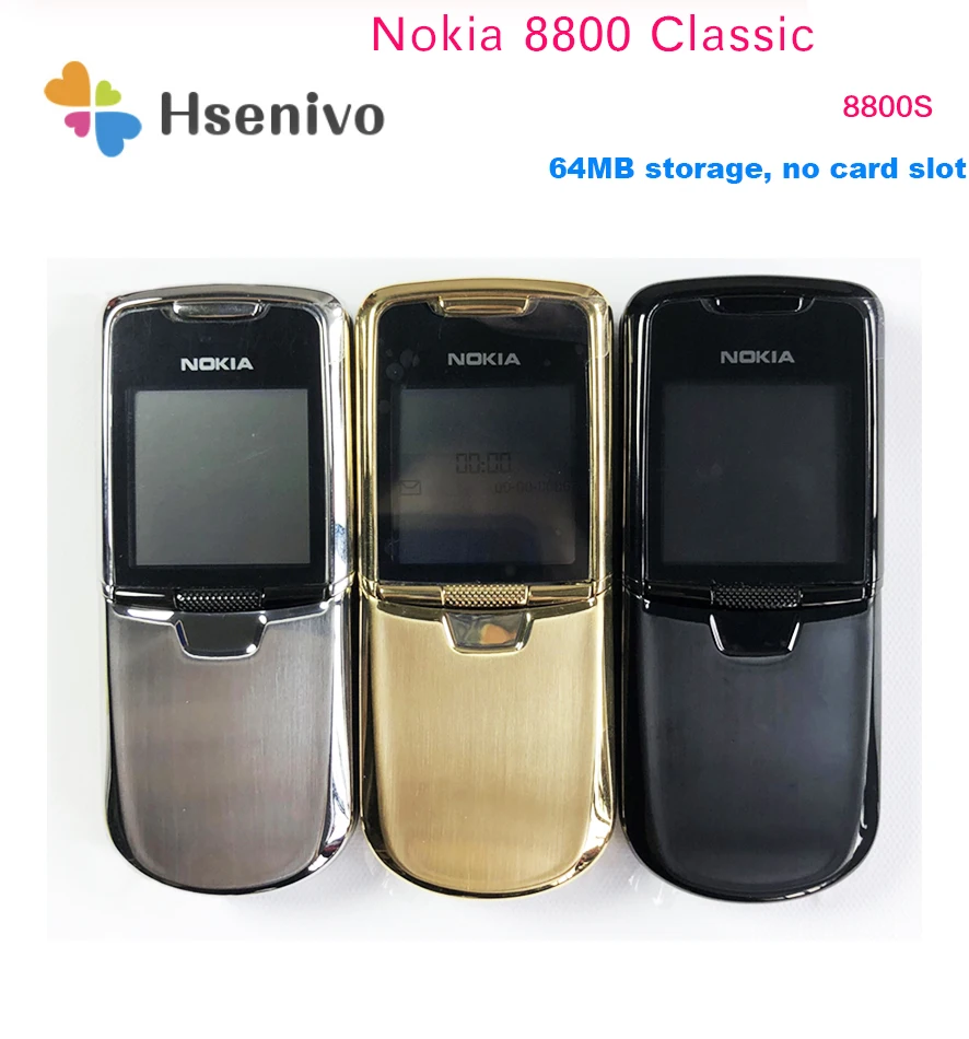 Original Nokia 8800 Classic 64MB phones English /