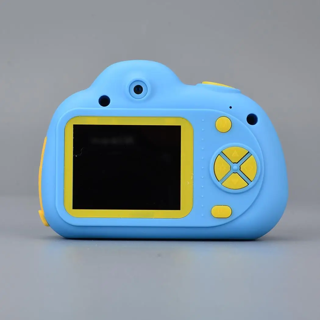 blue Мини Детская видеокамера детские развивающие игрушки для детей детские подарки на день рождения Подарочная цифровая камера 1080P проекционная видеокамера - Цвет: blue