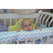 Бортик в кроватку для новорожденного детские бортики фенс бампер на верхнюю планку кроватки