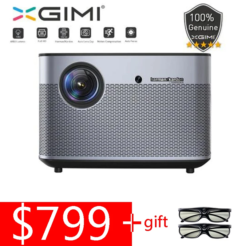 xgimi h2 1080P Full HD DLP projector 1350 ANSI Lumens Support 4K Android tv Wifi Bluetooth Home Theater 300" Beamer