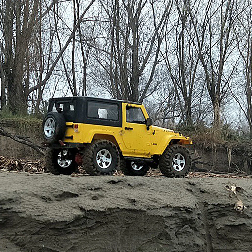 1/10 жесткий пластик 275 мм Колесная база 2 двери Вранглер JK Rubicon Корпус Корпуса для RC Гусеничный автомобиль осевой SCX10 90027 RC4WD D90 D110 CC01