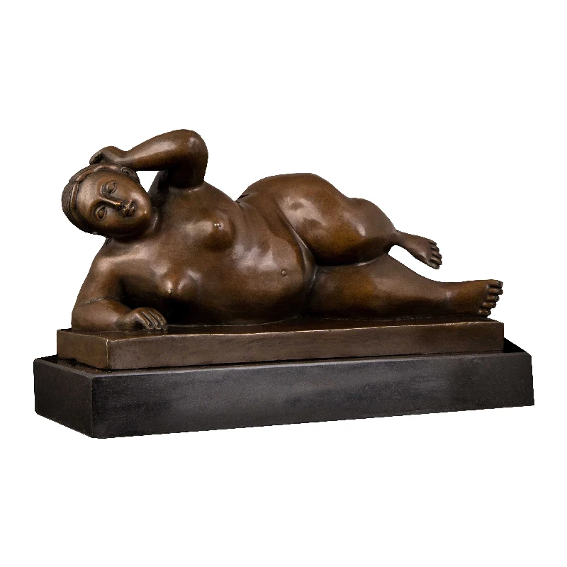 Бронзовая скульптура Фернандо Ботеро, бронзовая скульптура, скульптура, Декор, Бронзовая статуя, декоративная статуя - Цвет: AH-DS-414