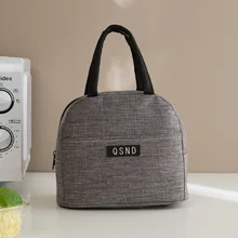 Liancheng стиль водонепроницаемая переноска изолированная сумка Оксфорд ткань алюминиевая фольга столовая сумка Толстая Bento коробка сумка-холодильник весь