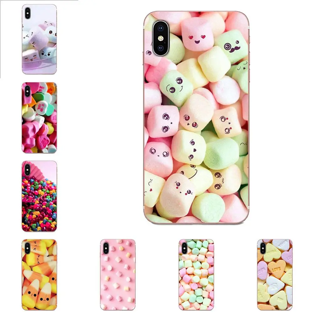Cute Marshmallow Lovely Candy For Huawei Honor Mate 7 7A 8 9 10 20 V8 V9 V10 G Lite Play Mini Pro P Smart Soft TPU Best Cases | Мобильные