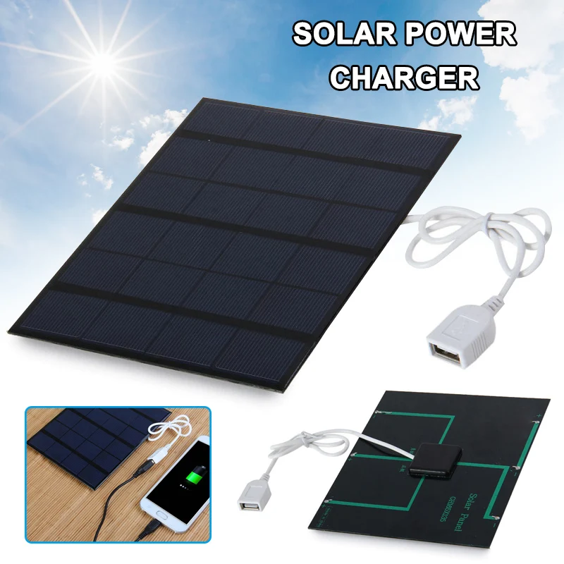Портативное зарядное устройство для мобильного телефона на солнечной батарее для кемпинга EDF88