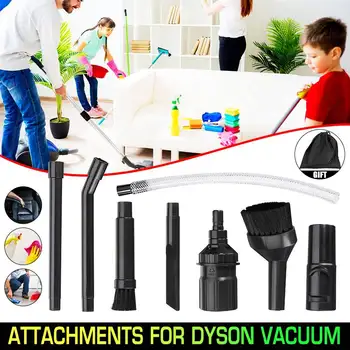 

8Pcs/set Multifunction Vacuum Cleaner Brush Flexible Tube Accessories Tool Kits For Dyson V6 Clean Replacement Parts Attachment