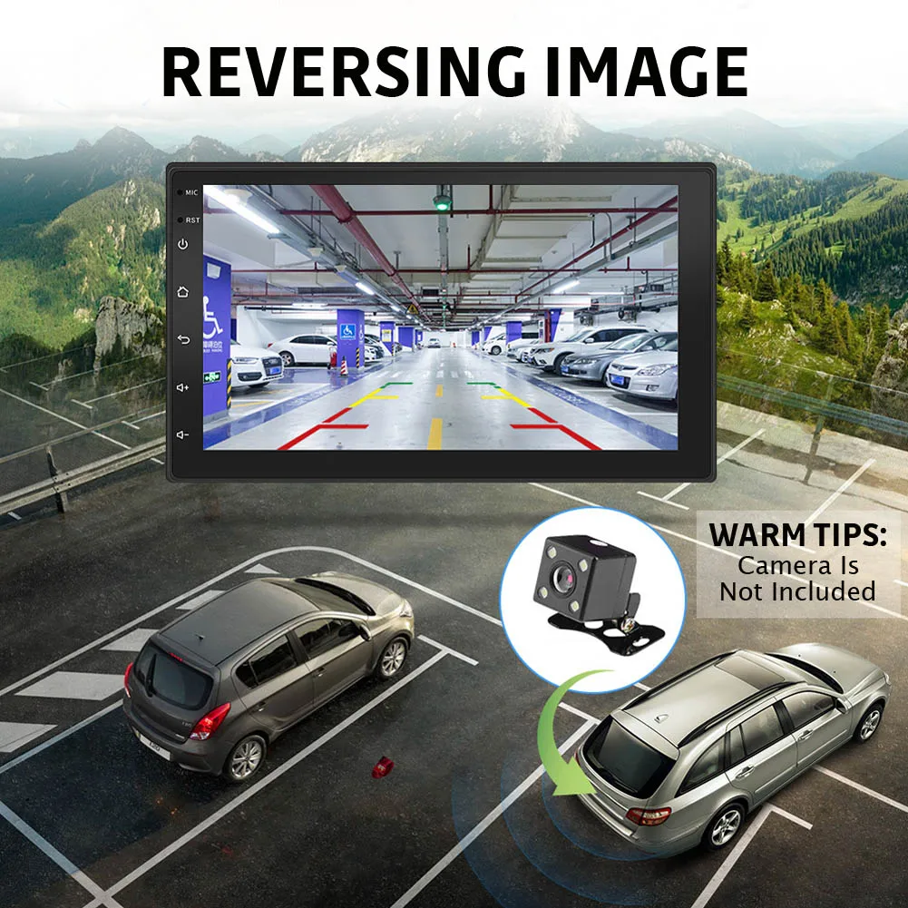 7 ''сенсорный мультимедийный Радио Стерео Bluetooth GPS FM Автомобильный MP5 плеер для