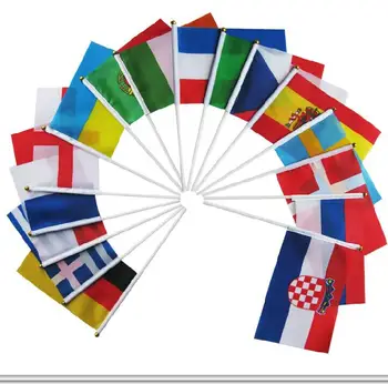 

Personalized Two Sides Printed All World Country Flags 24*21 CM Polyester National Flags 100pcs/lot Free Shipping