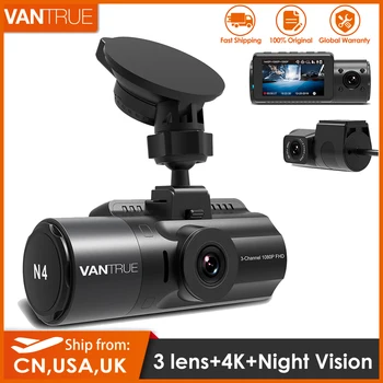 

Vantrue N4 Dash Cam 4K Car Video Recorder 3 in 1 Car DVR Dash Rear View Camera with GPS Infrared Night Vision For Car Tax