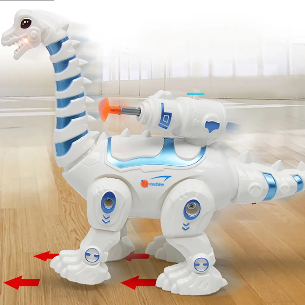 Интерактивные игрушки для детей пульт дистанционного управления электронная игрушка-динозавр ABS робот интеллектуальные ходячие динозавры детский подарок L1016