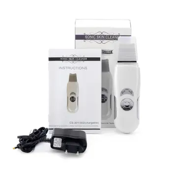 

NEW Ultrasonic Skin Scrubber Cleaner Face Cleaning Acne Removal Facial Spa Massager Ultrasound Vibration Peeling Massage Machine