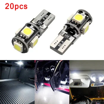 

Wedge Dome T10 LED Bulbs Map Light 20 Pcs Canbus Error Free W5W 168 192