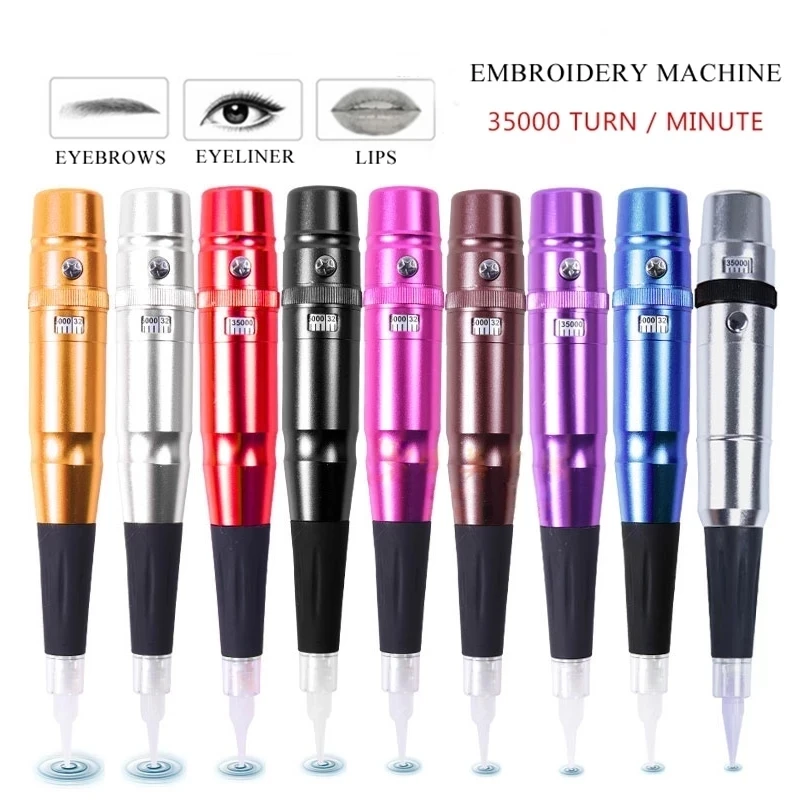 1pcs Newest Tattoo Permanent Makeup Pen Machine Eyebrow Make up Tattoo Machine Eyebrow Lip Tattoo Machine By Free shipping newest 1pcs free tv diseqc switch 4x1 diseqc switch satellite antenna flat lnb switch for tv receiver