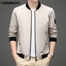 

COODRONY Brand Casual Bomber Jackets Spring Autumn New Arrival Men's Jacket Slim Waterproof Windbreaker Coat Men Clothing C8085