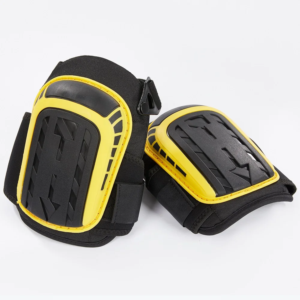 Joelheiras para trabalho estofamento de espuma resistente e almofada de gel com alças ajustáveis para construção