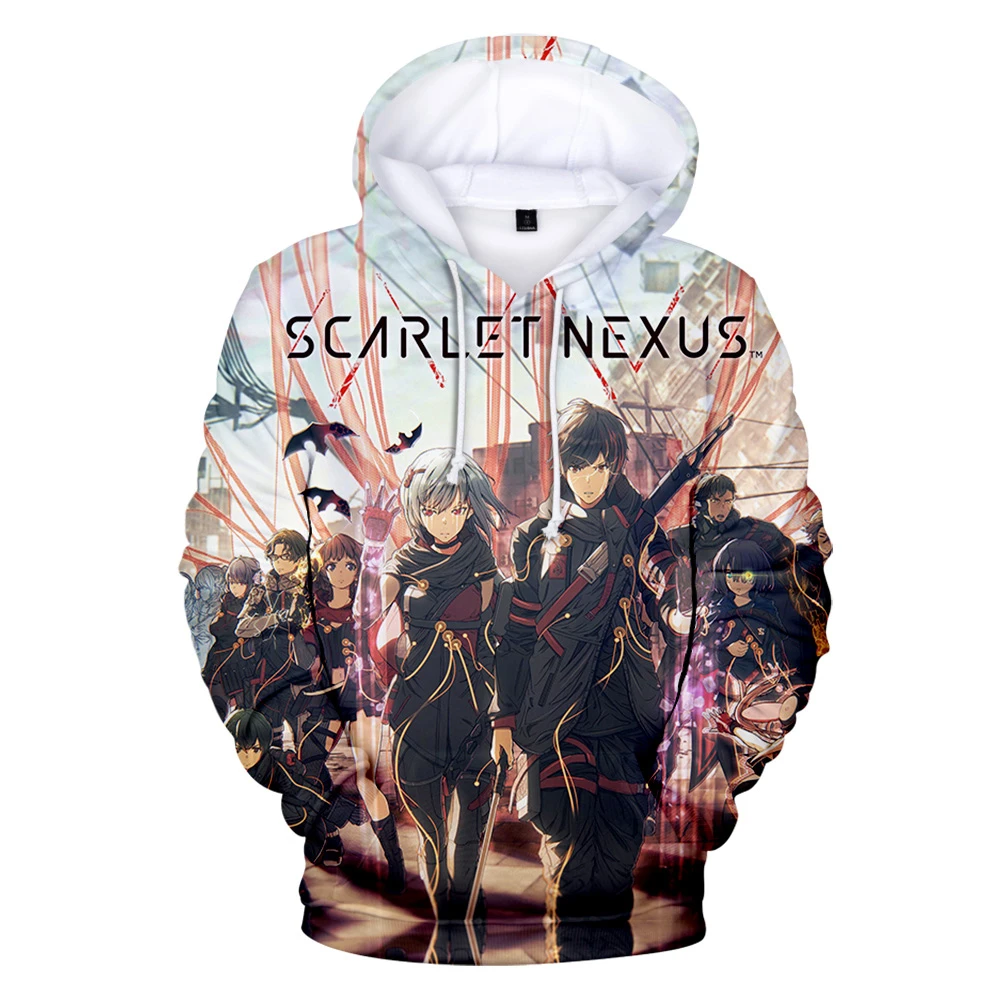 Scarlet Nexus Sudadera con capucha para hombre y ropa deportiva estampado 3D, traje de otoño|Sudaderas con capucha sudaderas| - AliExpress
