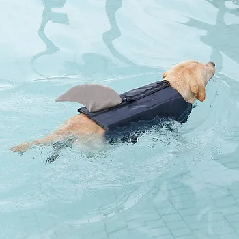 

NEW Life Dog Jacket Shark and Duck Design Pet Swimming Vest