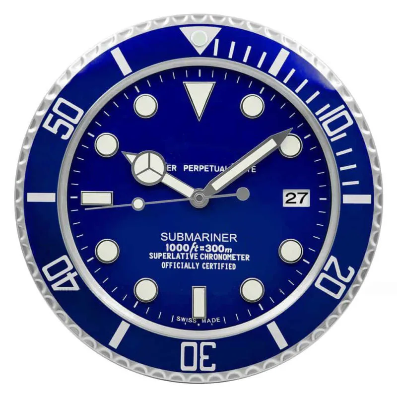 

SUBMARINER STYLE RL05 WALL CLOCK Luxury Wall Clock Watch Wall Clock 34cm