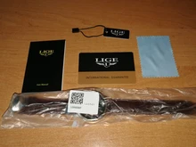 LIGE-relojes deportivos militares para hombre, de cuero, resistente al agua, de pulsera de cuarzo, con caja