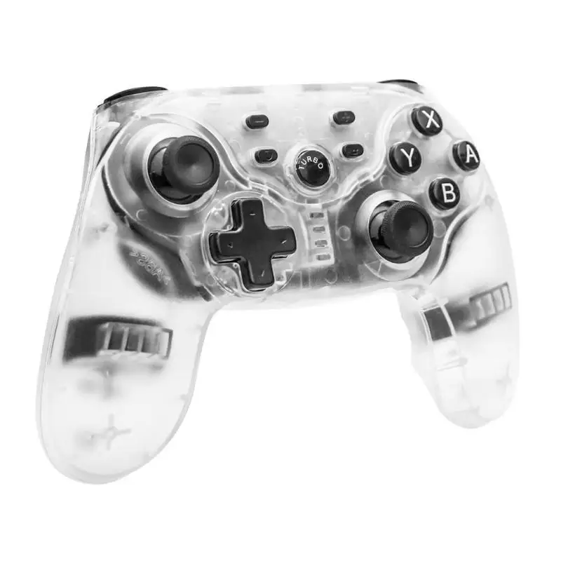 Transparent White Беспроводной геймпад с Bluetooth и гироскопическим ускорителем для Kind Switch Lite 3D джойстик игровой контроллер Bluetooth для NS Switch Lite - Цвет: Transparent White