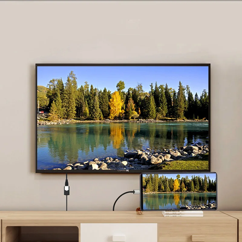 Адаптер usb type-C к HDMI 4K 30HZ 2M кабель преобразования для мобильных ПК JHP-лучший