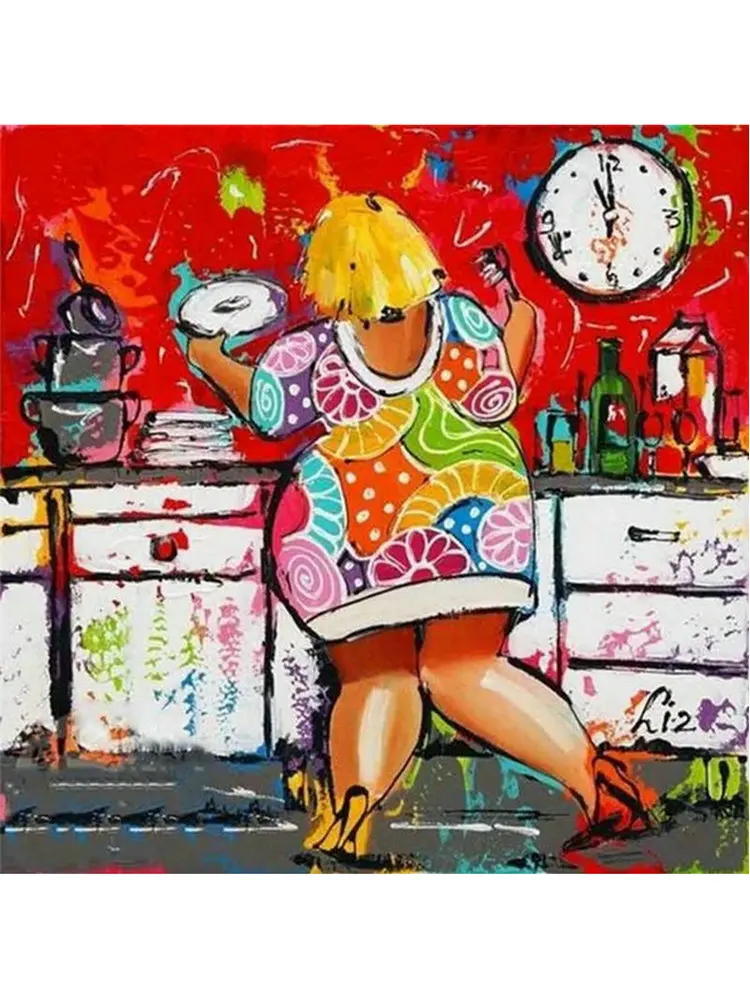 Diamante-Bordado-Mulher-Cozinha-Diy-Pintura-Diamante-Pra-a-Cheia-de-Diamante-Mosaico-Bordado-Home-Decor