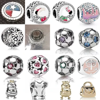 

NEW 2019 100% 925 Sterling Silver Lovely Mouse Parks Holiday Castle Charm Fit DIY Women Bracelet Original Fashion Jewelry Gift