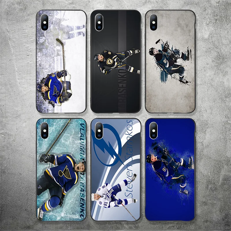 Чехол для телефона Vladimir Tarasenko DIY Shell команды св. Луи Блюз черный мягкий ТПУ чехол