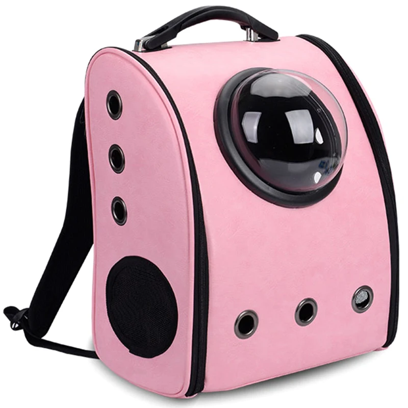 

Cat Carrier Bag Breathable Holes Puppy Dog Cat Travel Carrier Pet Backpack for Cats and Small Dogs Space Capsule Cat Bag