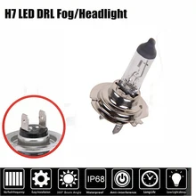 H7 супер яркий белый туман светильник s светодиодная лампа 55 Вт автомобилей головной светильник лампы 12V