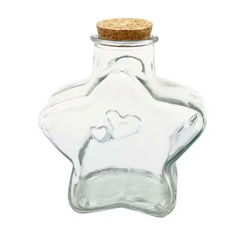 Z pokrywa z korka origami szkło star powłoki piasku butelka do przechowywania butelka szkło dekoracyjne butelka życzeń tanie i dobre opinie ZISIZ CN (pochodzenie)
