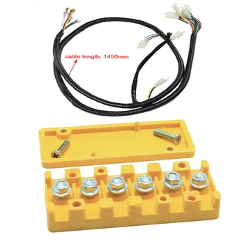 

TDPRO EK2-BM Brushless Motor Wiring Harness Wire 40A 6 Positions Wire Connector Electric Barrier Terminal Board Block Strip